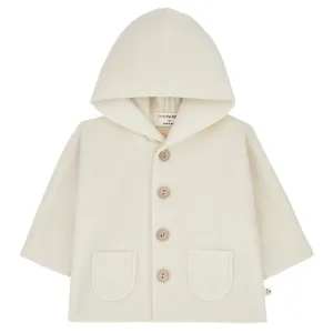 1  In The Family Baby Ayala Hooded Jacket Ecru Cream