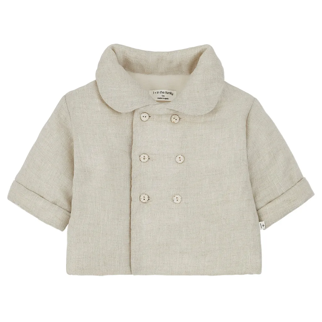 1  In The Family Baby Merce Jacket Natural Cream