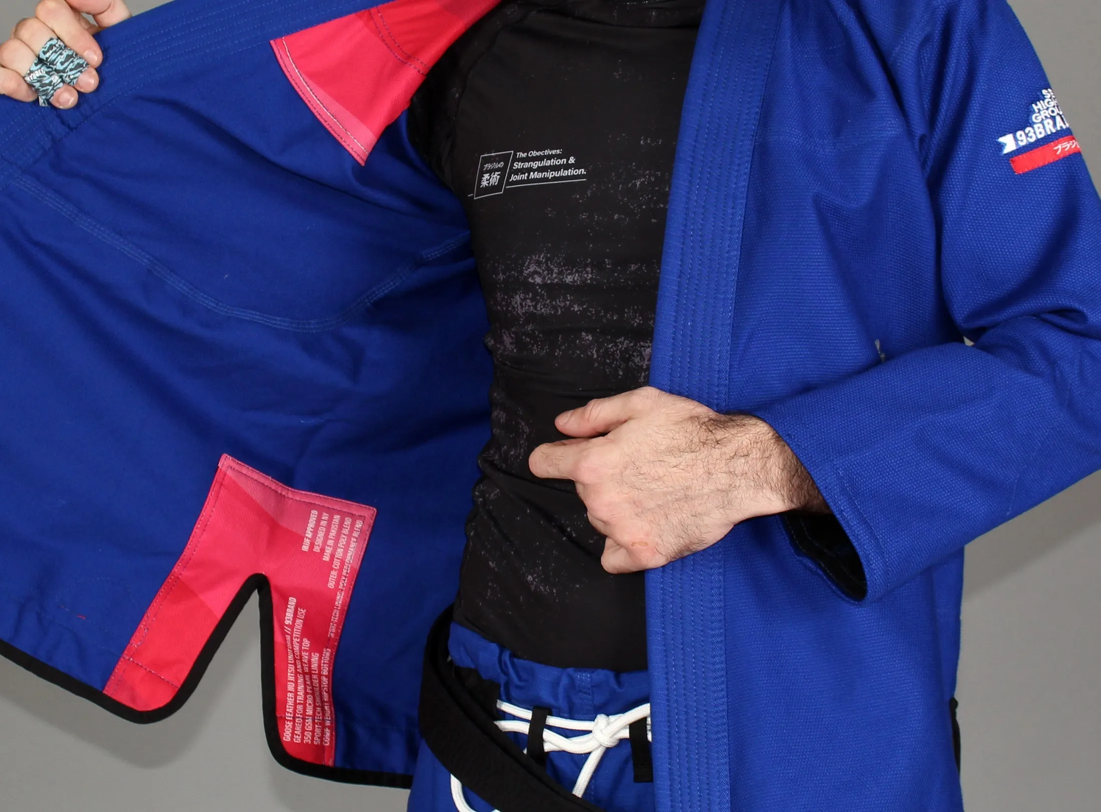 93brand "Goose Feather" Lightweight Women's BJJ Gi - Blue