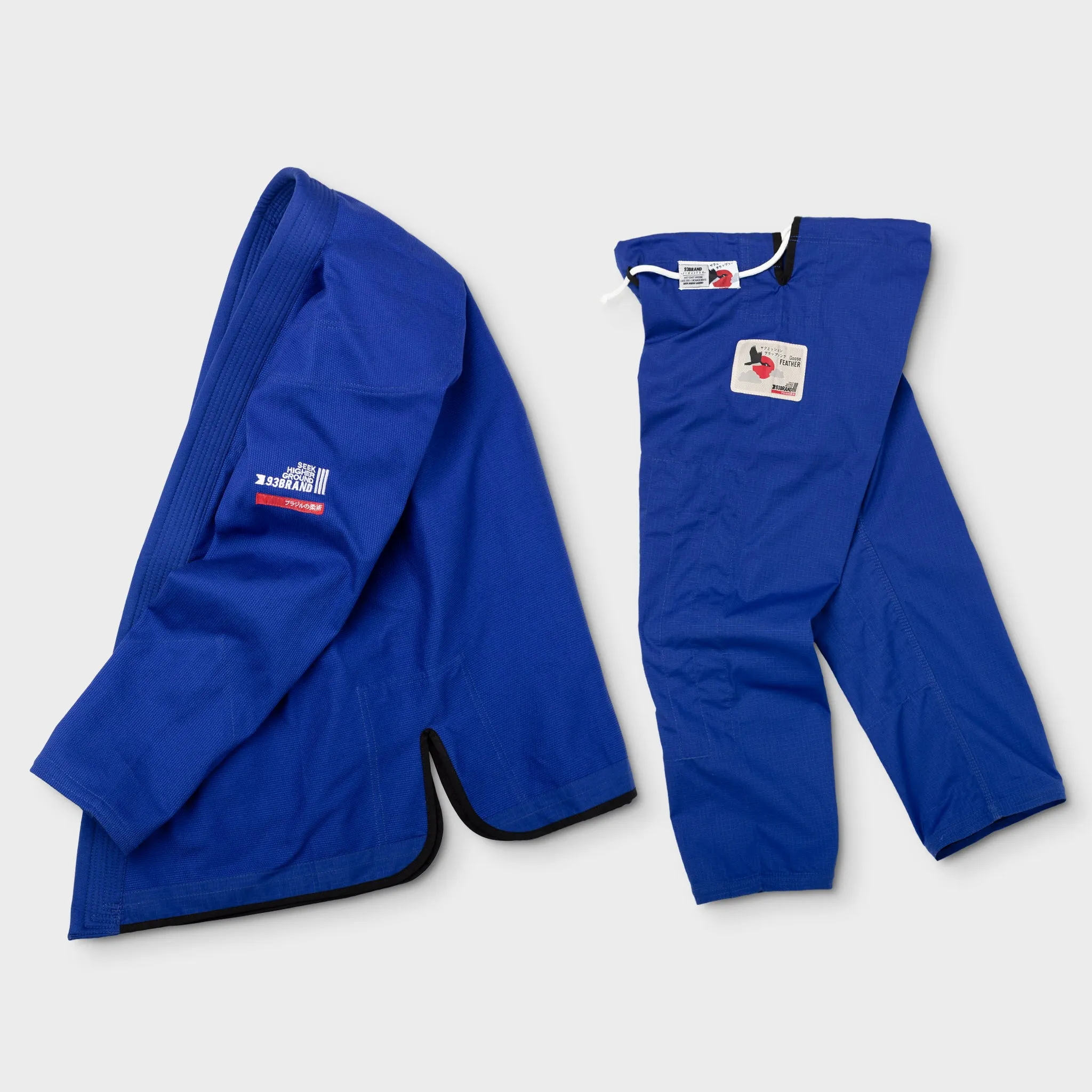 93brand "Goose Feather" Lightweight Women's BJJ Gi - Blue