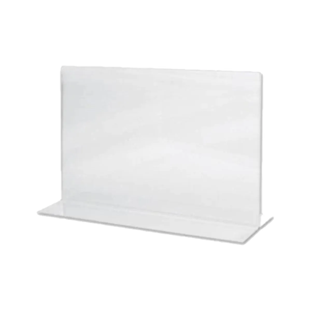 Acrylic Sign Holder 2 Sided T-Type, A4 Landscape, 297 x 210 mm