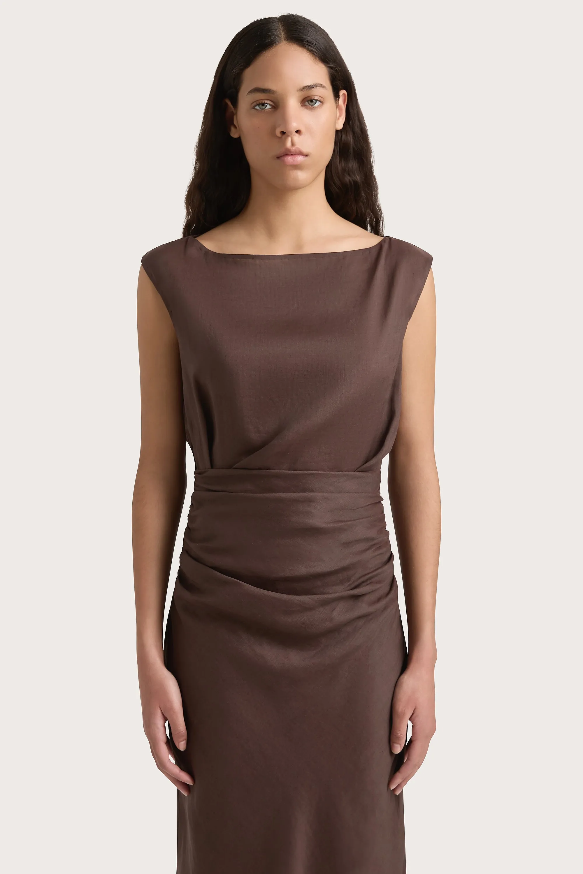 Adelia Maxi Dress Bistre