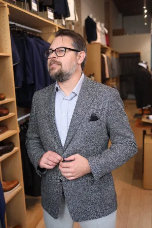 Black & White Birdseye Premium Blazer