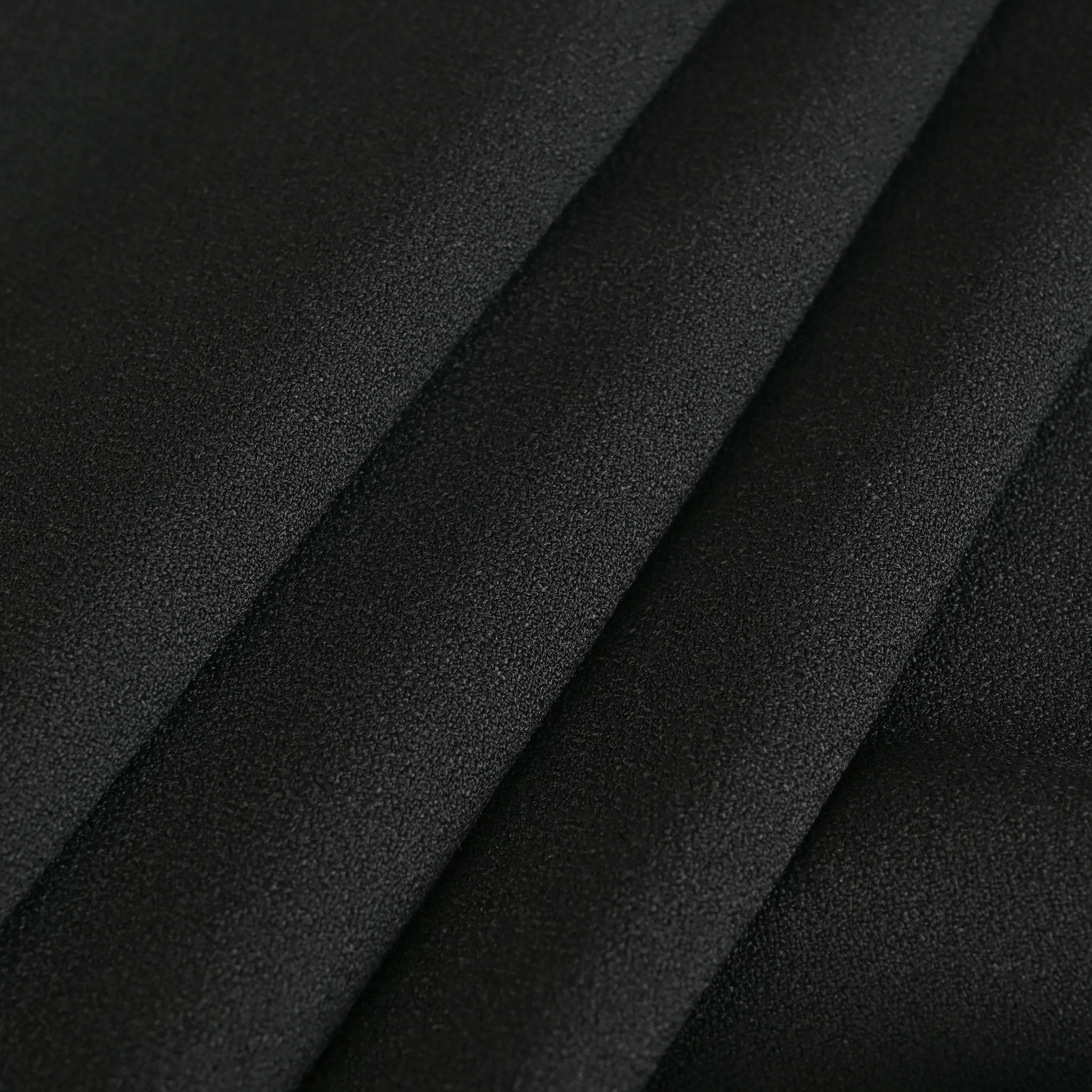 Black Crepe Fabric 3764
