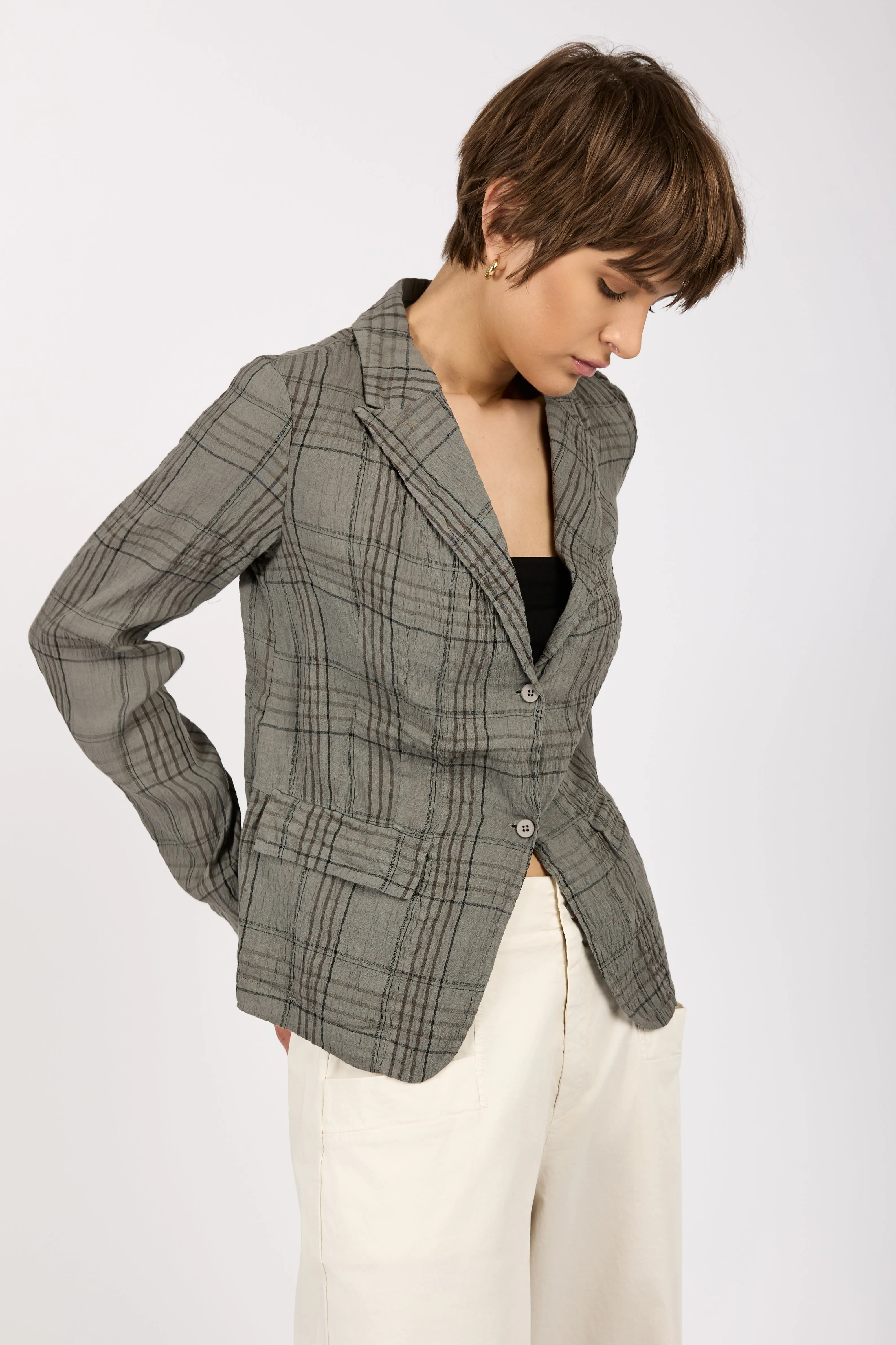Blazer Jacket in Grey