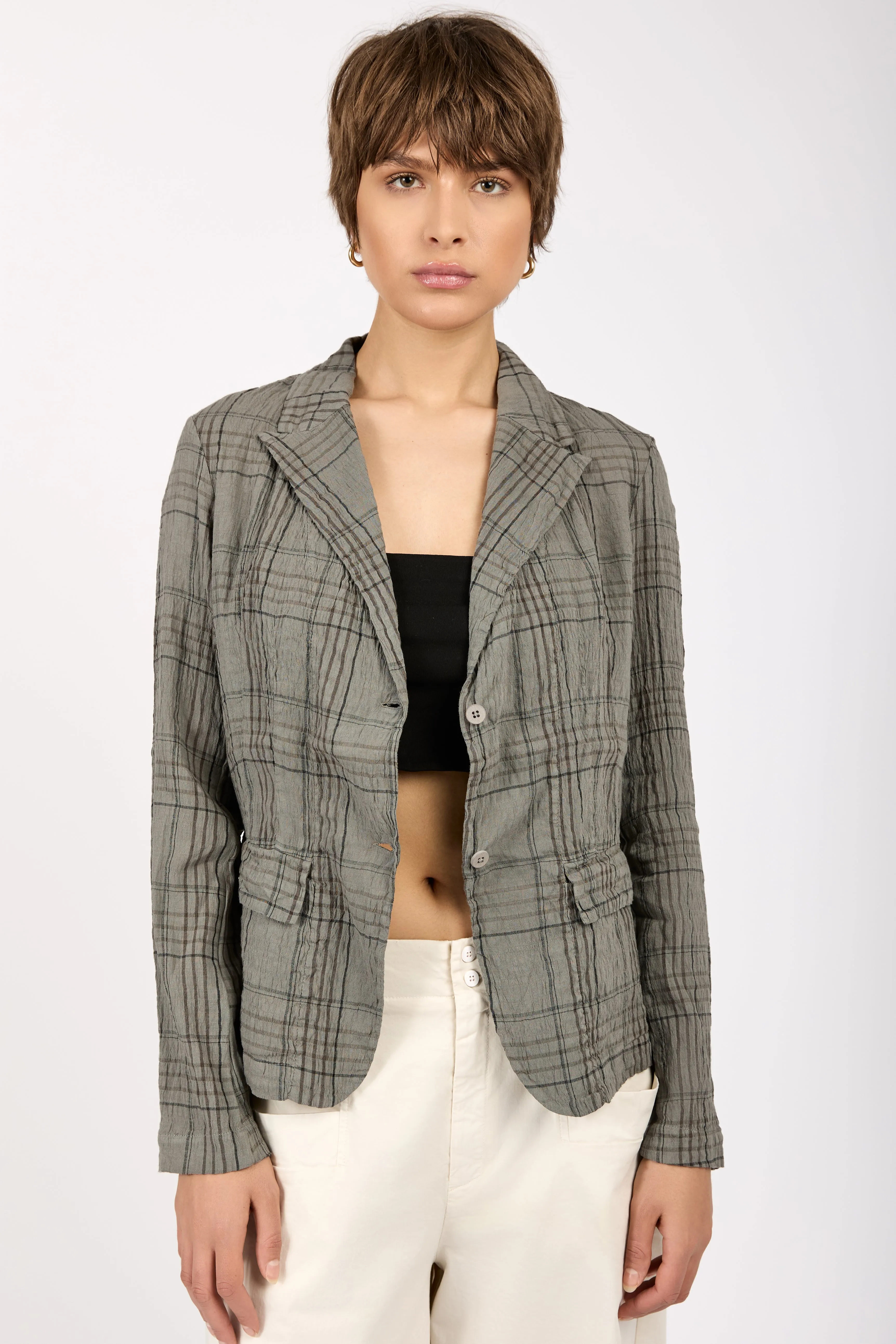Blazer Jacket in Grey