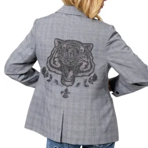 Blazer Tiger - Black Plaid