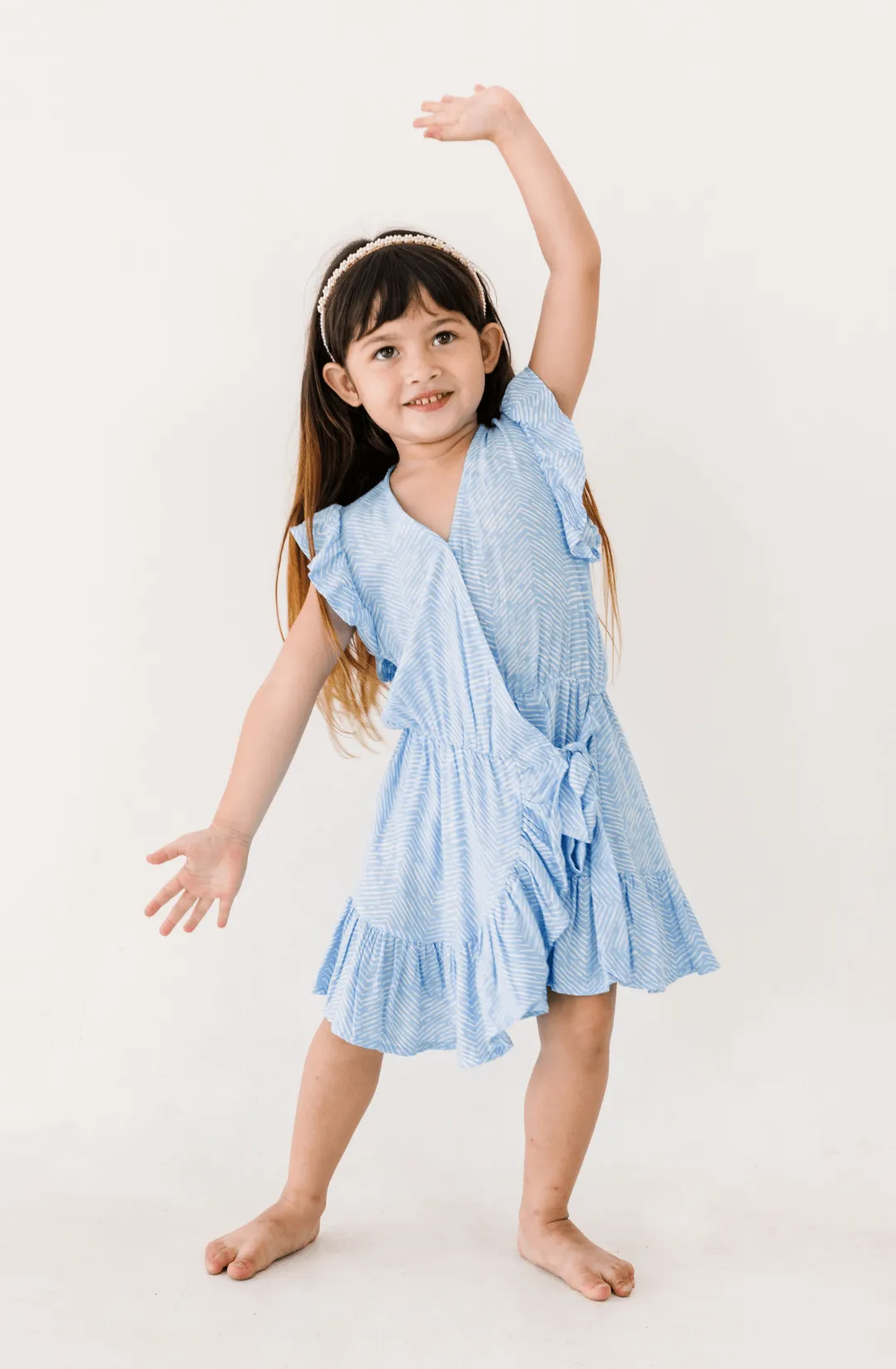 Cabini Dress in Blue Sabine
