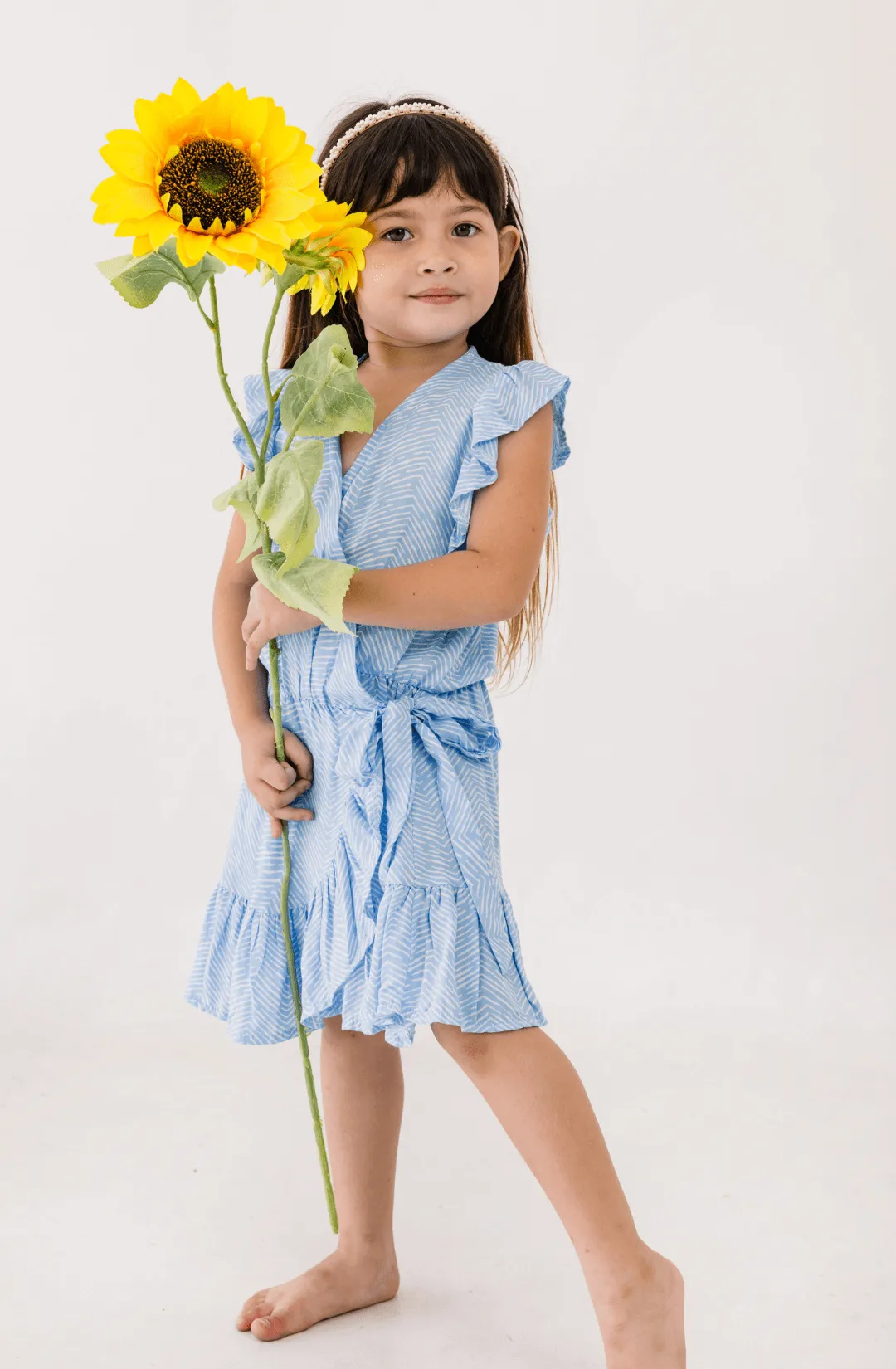 Cabini Dress in Blue Sabine