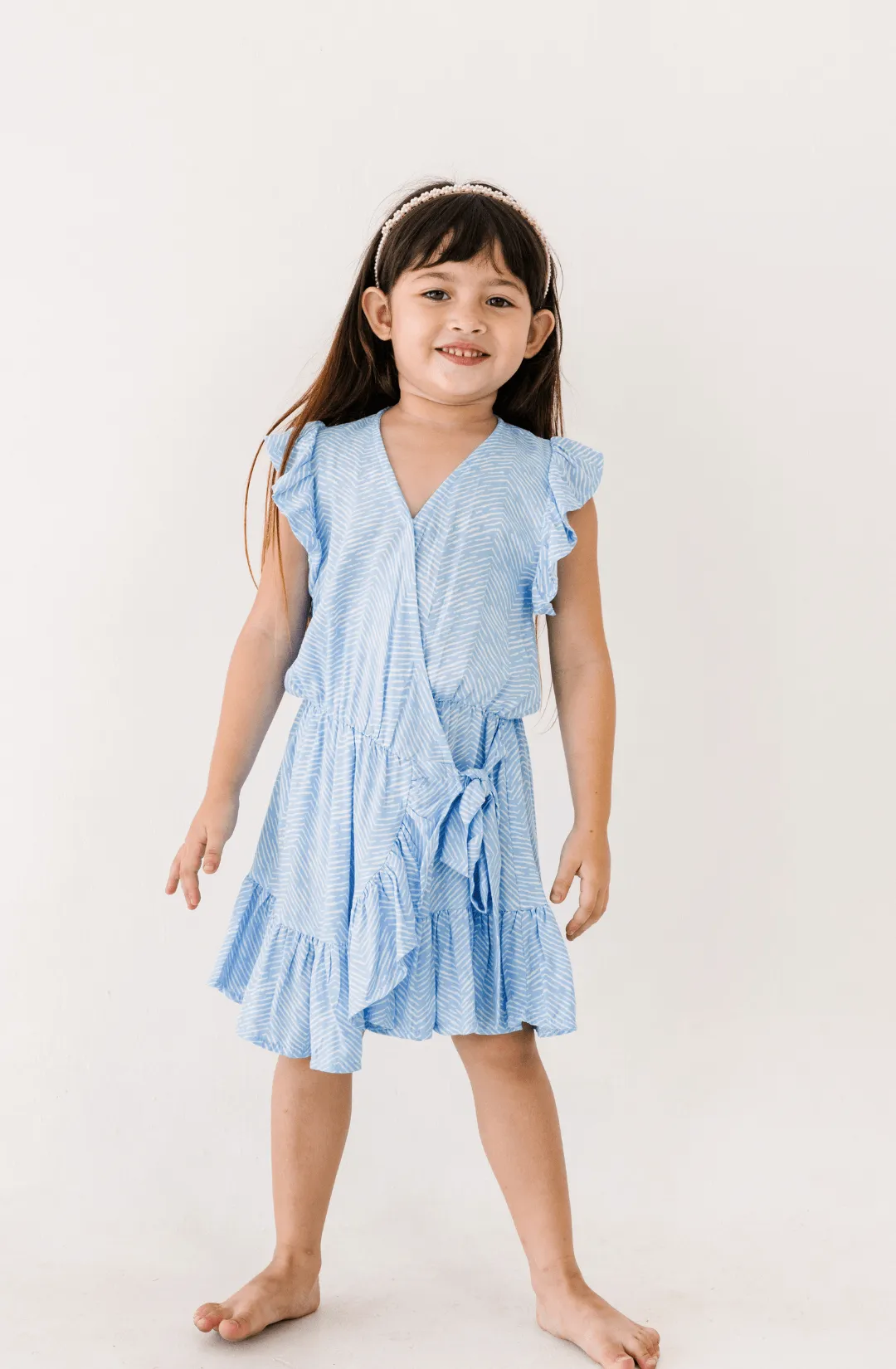 Cabini Dress in Blue Sabine