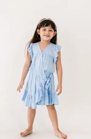 Cabini Dress in Blue Sabine