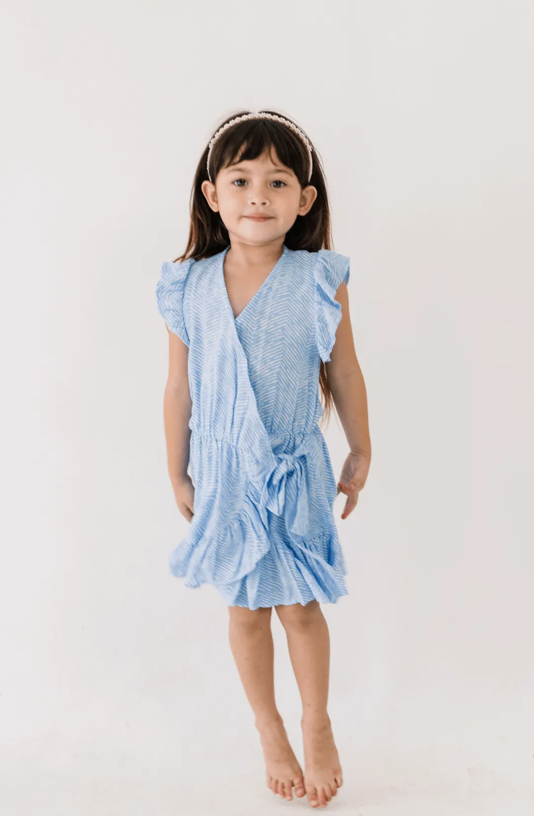 Cabini Dress in Blue Sabine