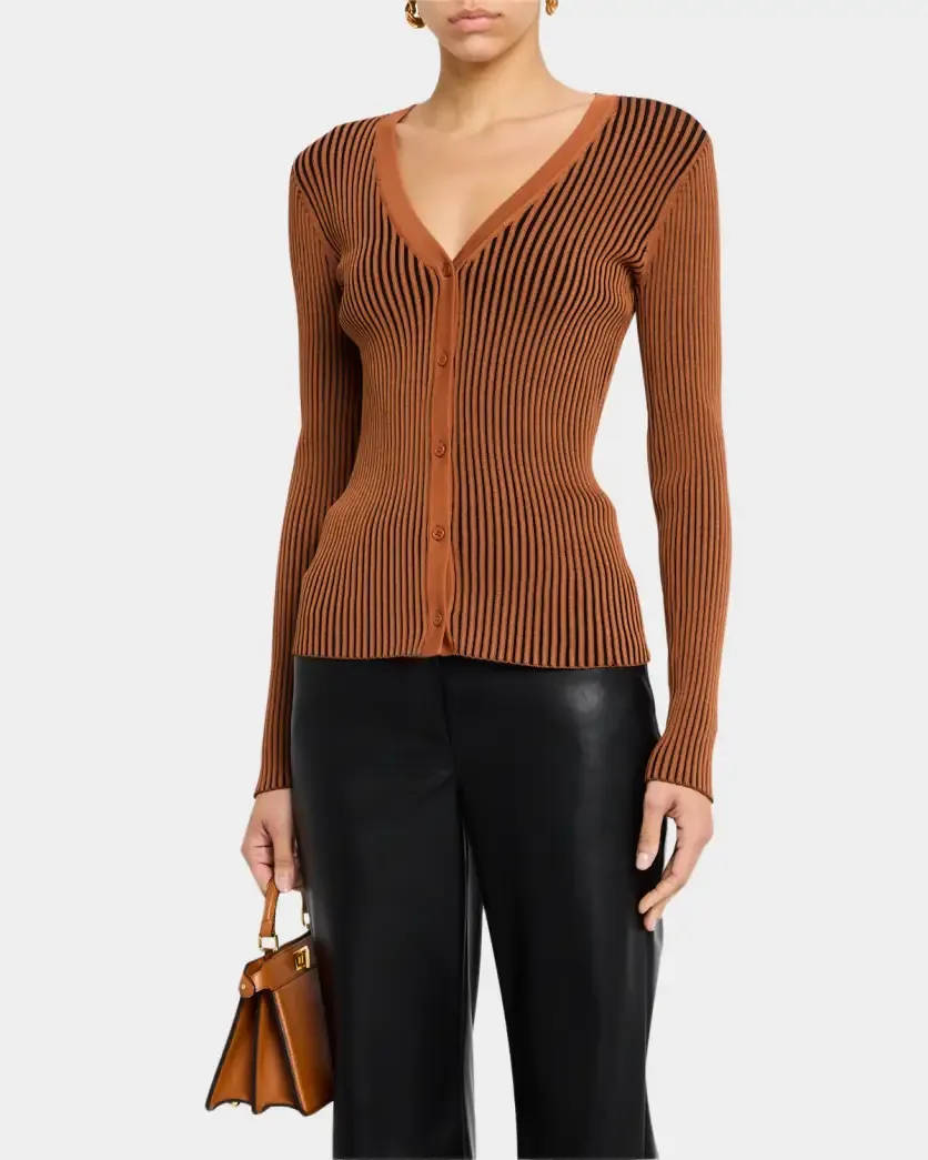 CARGO SWEATER IN BLACK/TAN