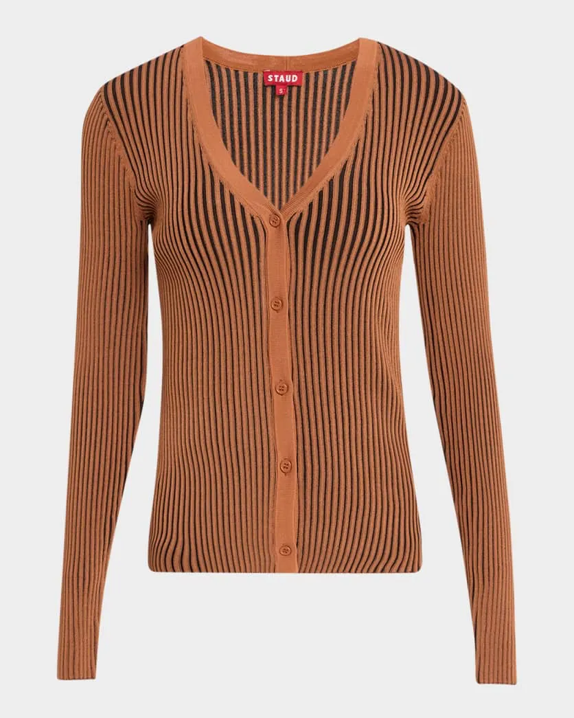 CARGO SWEATER IN BLACK/TAN