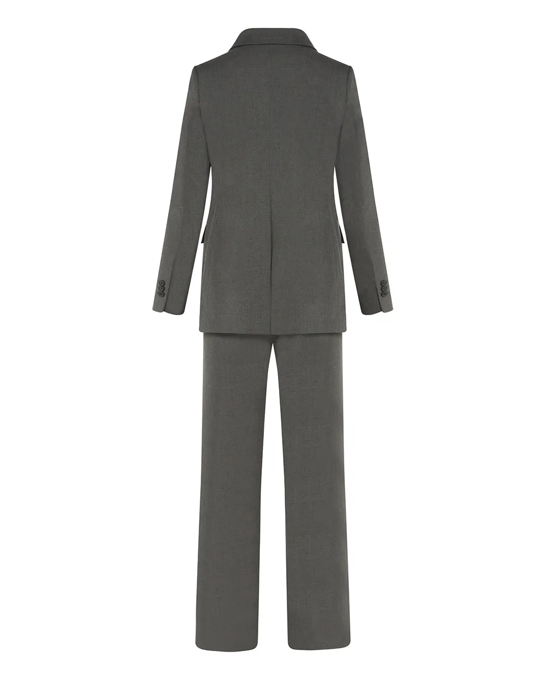 Charcoal Double-Breasted Power Suit - Sleek, Modern, and Timeless Online UAE