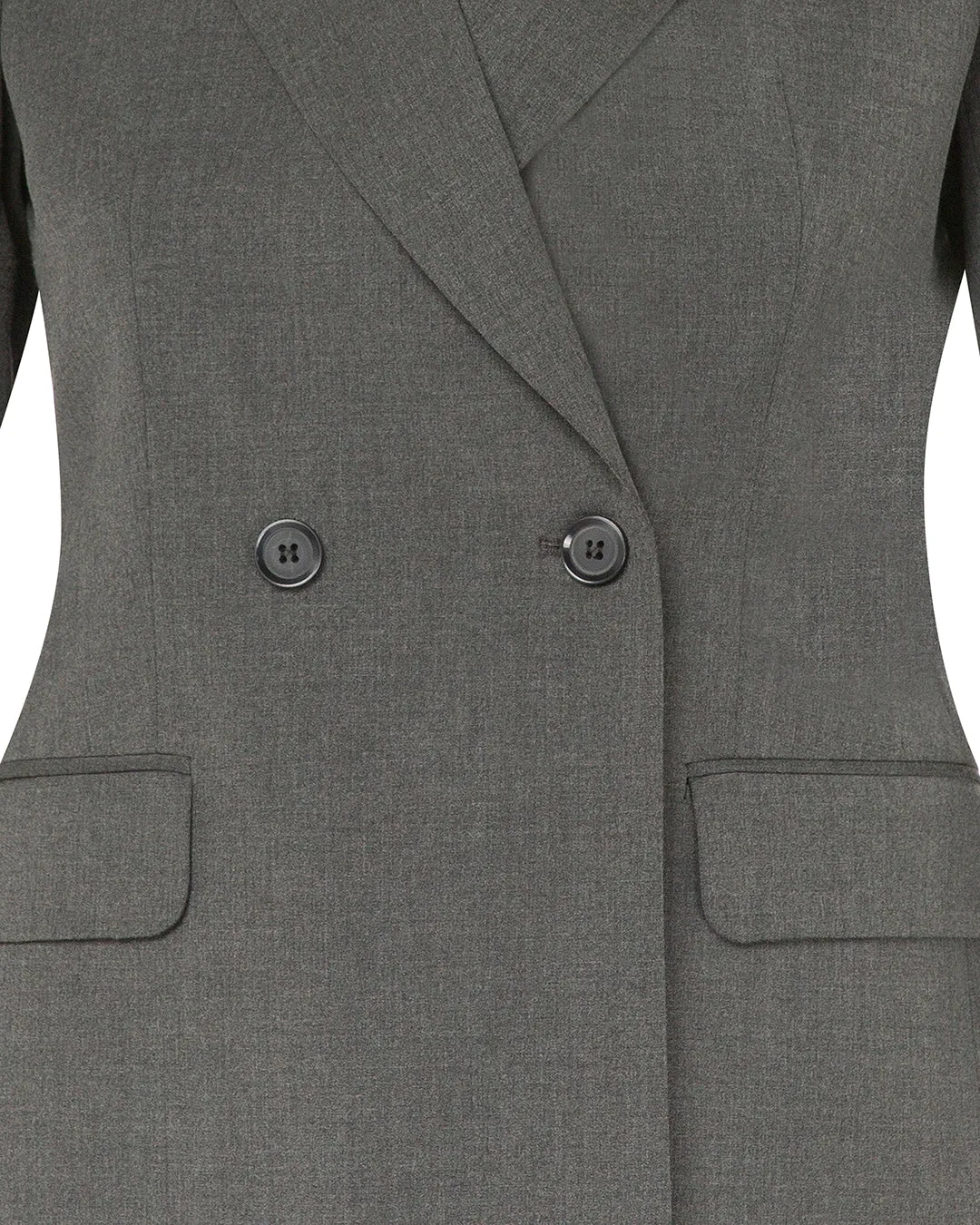 Charcoal Double-Breasted Power Suit - Sleek, Modern, and Timeless Online UAE