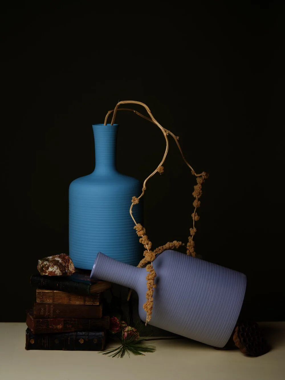 COLD MOUNTAIN TULIP VASE DENIM