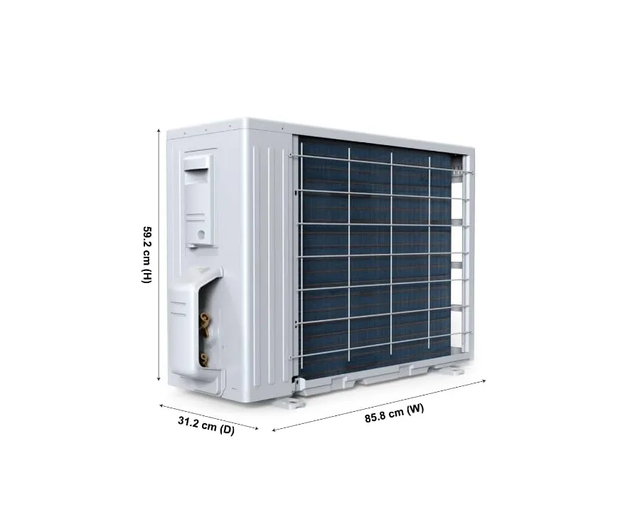 Godrej SIC 18ITC5-WWA 1.5 Ton 5 Star Inverter Split AC Copper, Anti-Dust Filter,  White