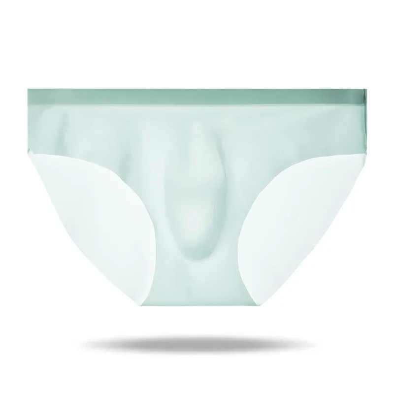 Ice Silk Cool Half Transparent Men's Brief