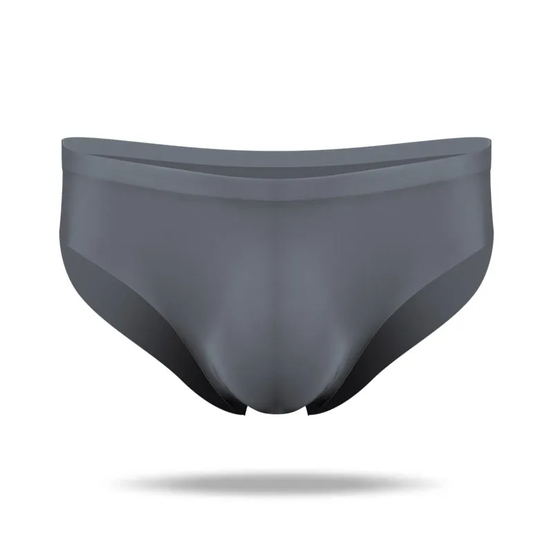 Ice Silk Cool Half Transparent Men's Brief