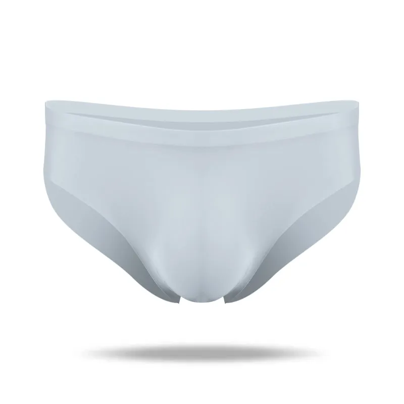Ice Silk Cool Half Transparent Men's Brief