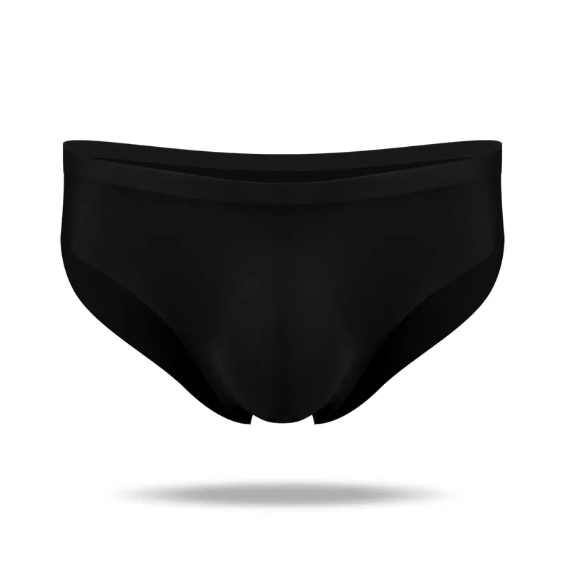 Ice Silk Cool Half Transparent Men's Brief