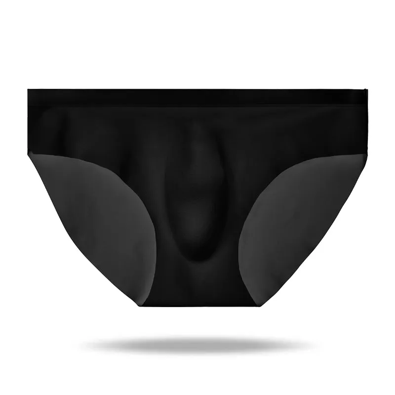 Ice Silk Cool Half Transparent Men's Brief