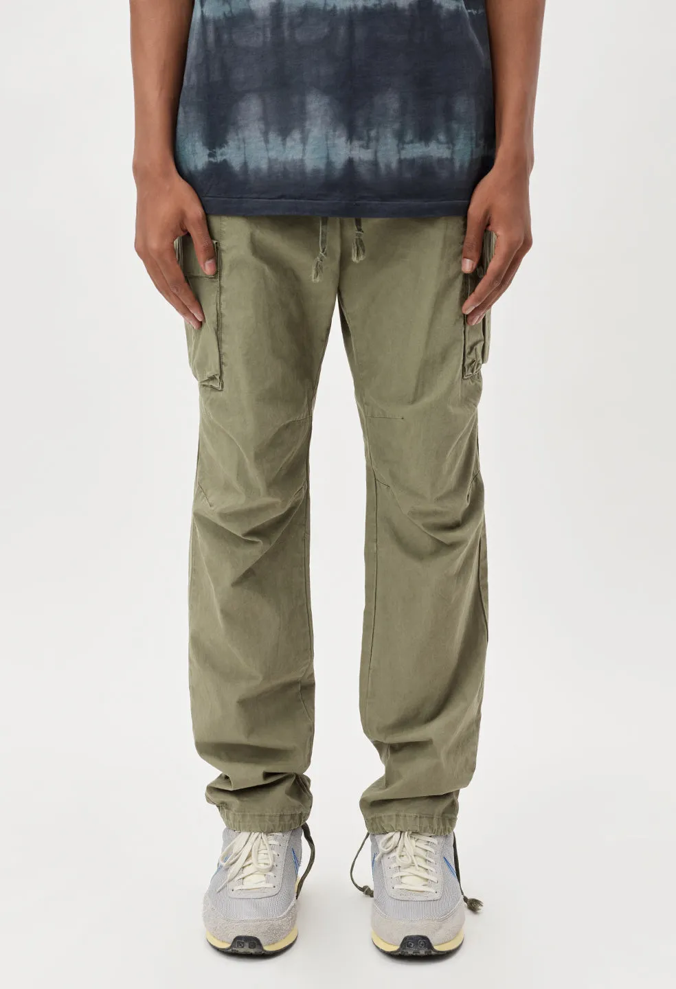 JOHN ELLIOTT BACK SATEEN CARGO PANTS