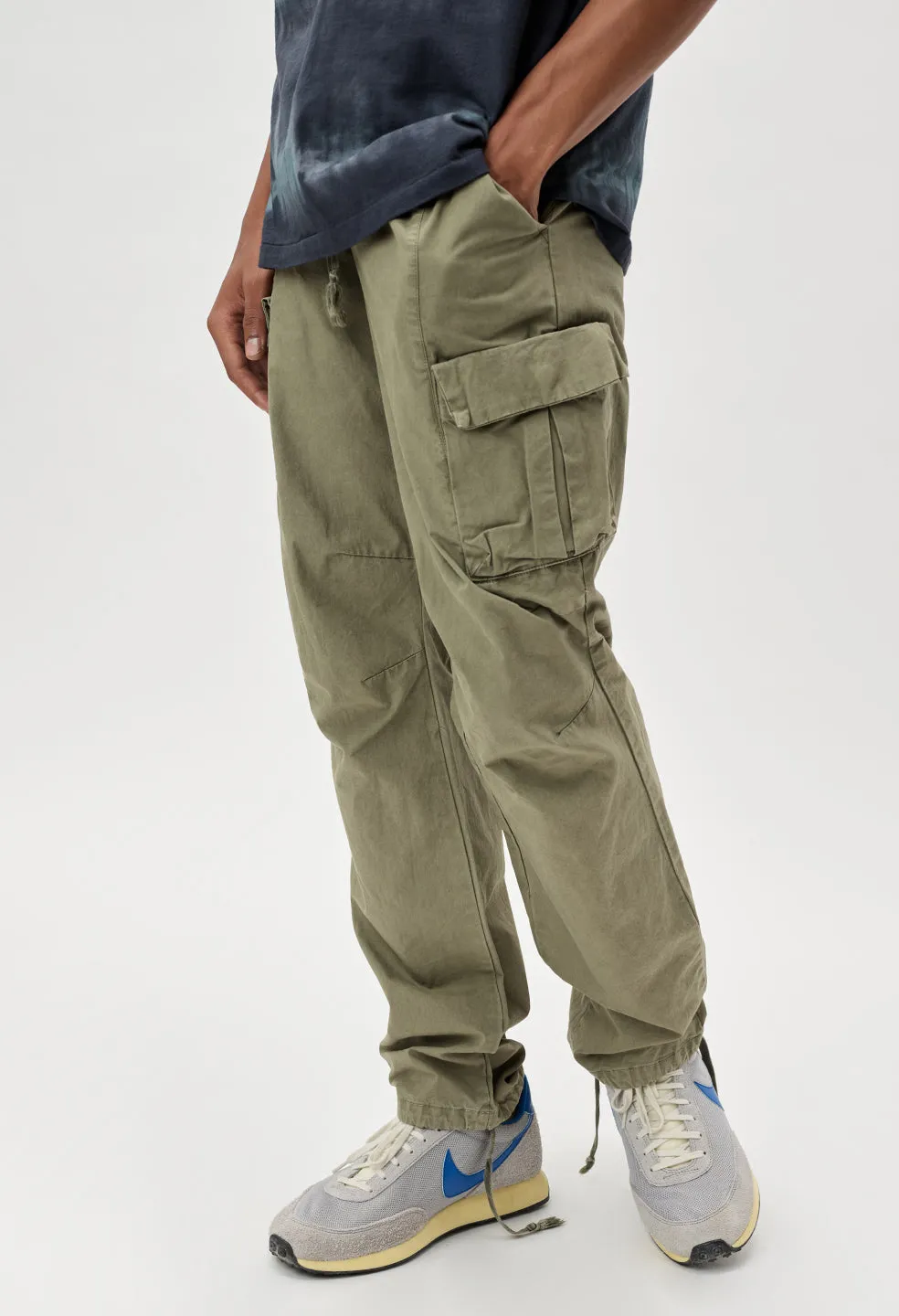 JOHN ELLIOTT BACK SATEEN CARGO PANTS