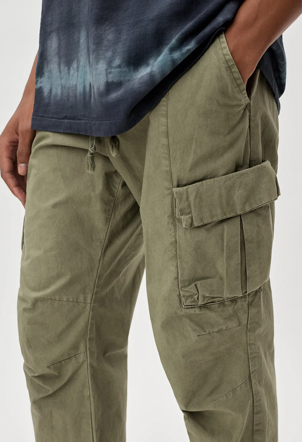 JOHN ELLIOTT BACK SATEEN CARGO PANTS