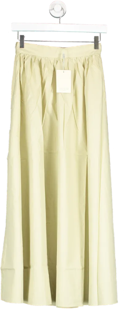 Jovonna London Cipriana Midi Skirt Green BNWT UK M