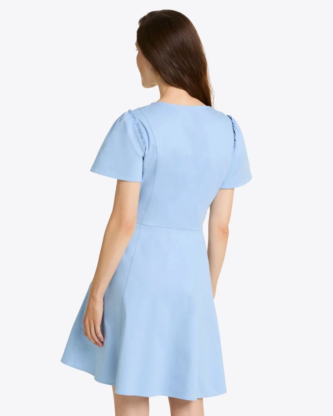 Mae Love Circle Dress in Light Blue