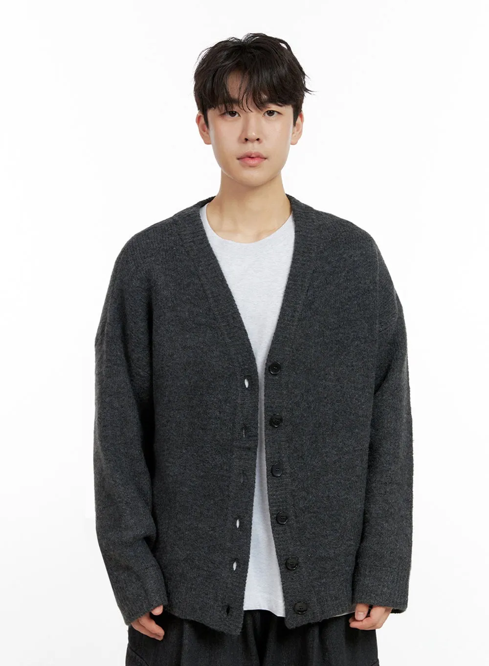 Men's Buttoned Oversize Cardigan IN422