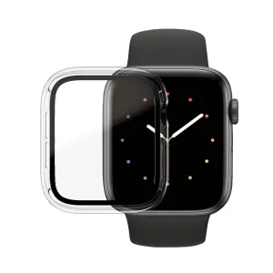 [OPEN BOX] PANZERGLASS Apple Watch 4/5/6/SE 44mm Screen Protector - Full Body Coverage w/ AntiMicrobial - Clear Frame
