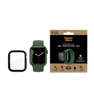 [OPEN BOX] PANZERGLASS Apple Watch Series 7/8 41mm Screen Protector Full Body Case - Black AB