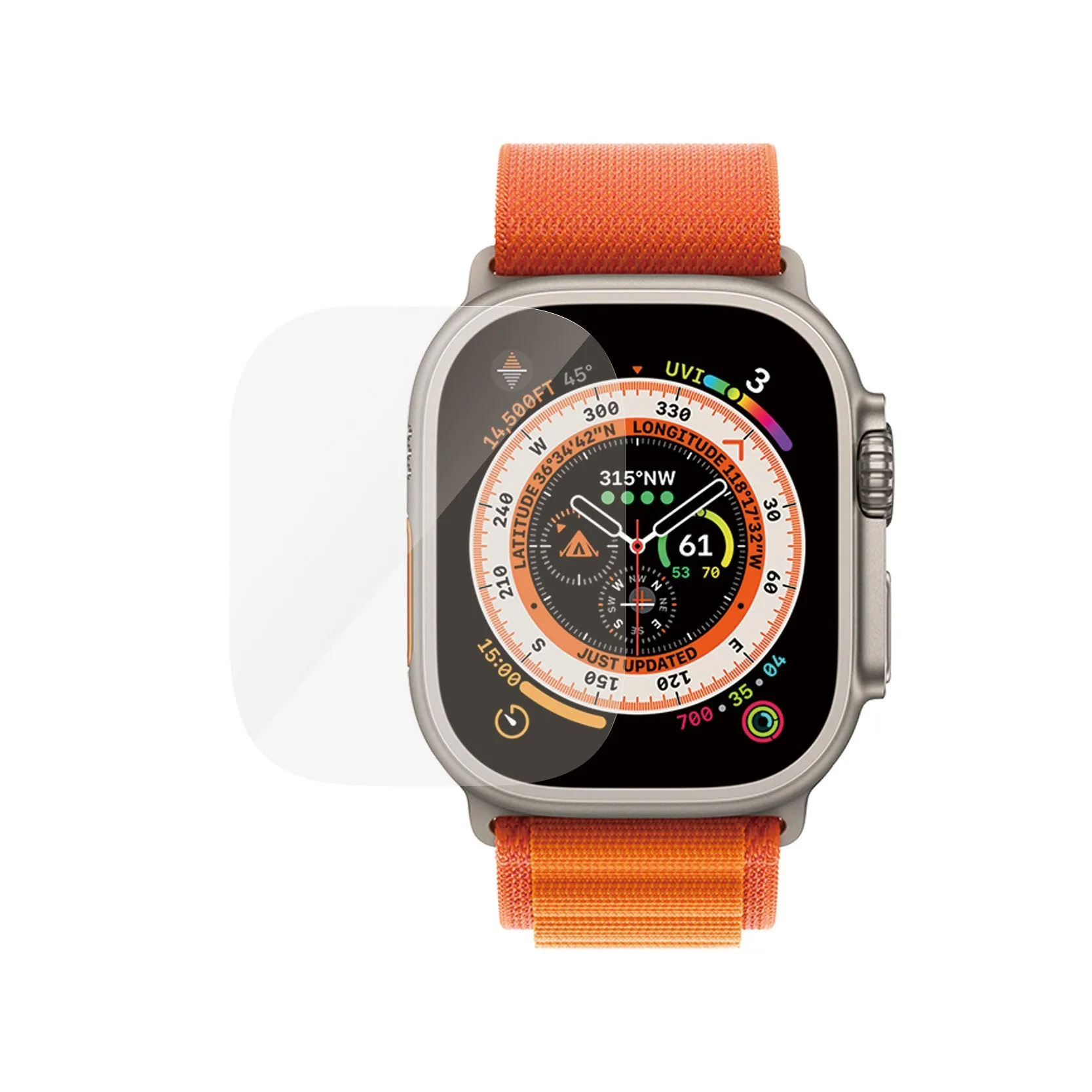 PANZERGLASS Apple Watch Ultra 49mm Ultra Screen Protector - Transparent