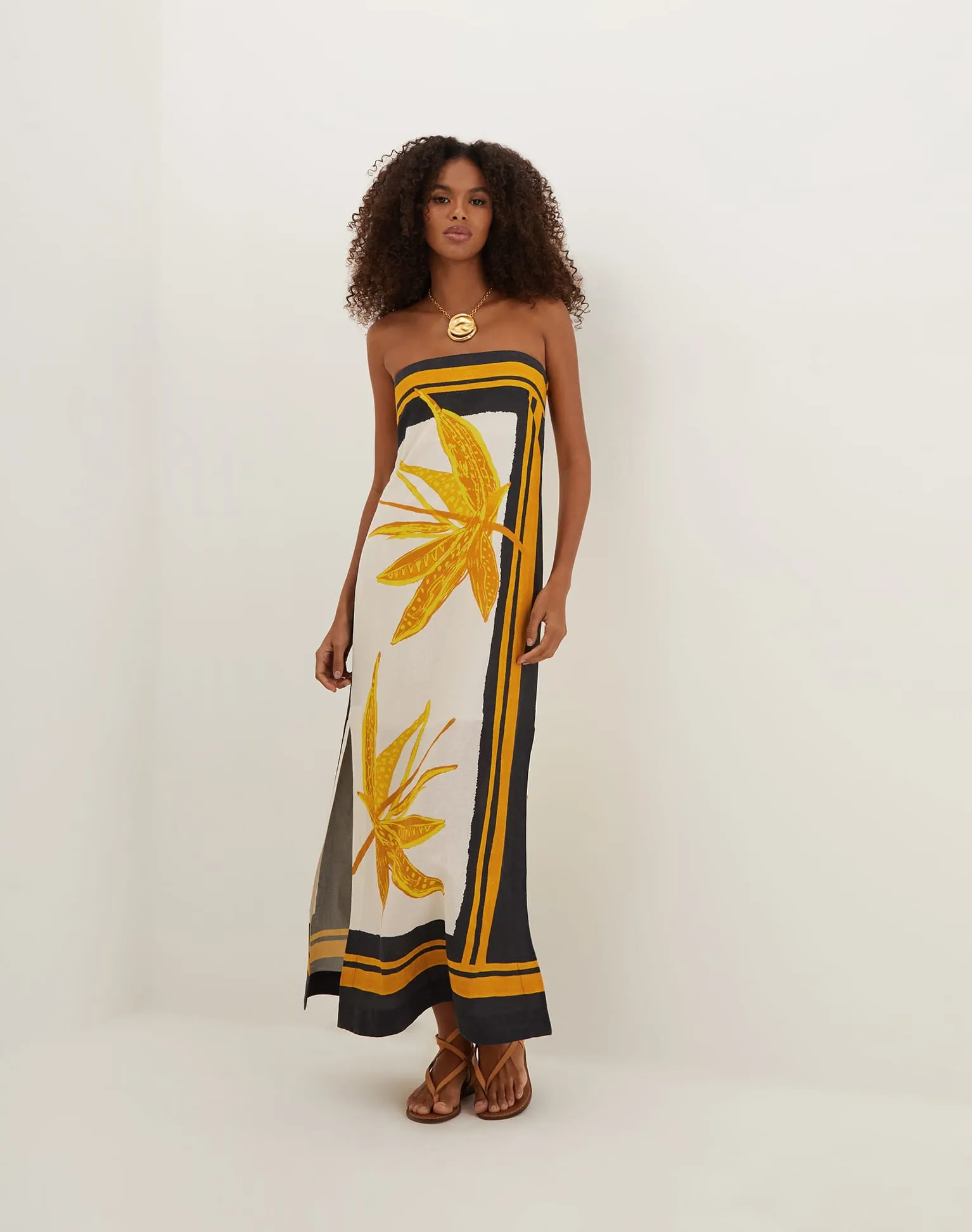 Penelope Long Dress - Tuscan