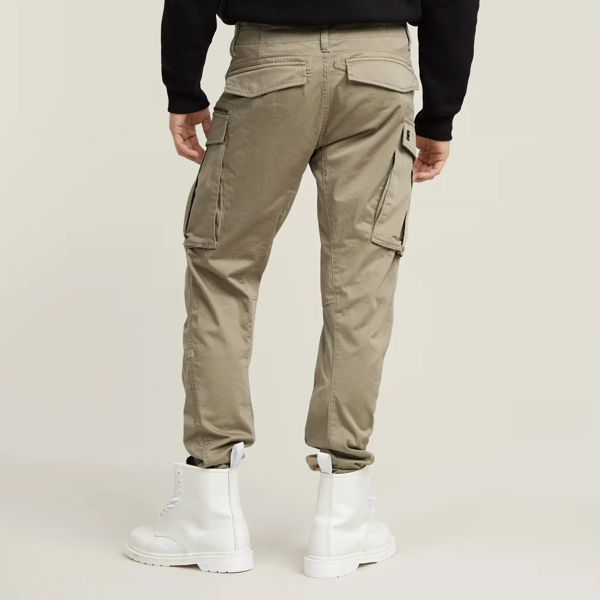 Rovic Zip 3D Regular Tapered Pants (Dune) - D02190-5126-239