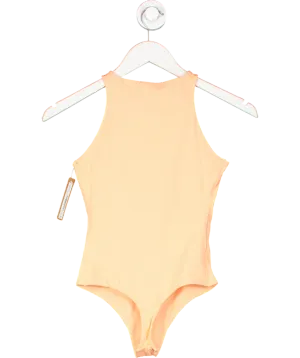 SKIMS Peach High Neck Bodysuit UK S