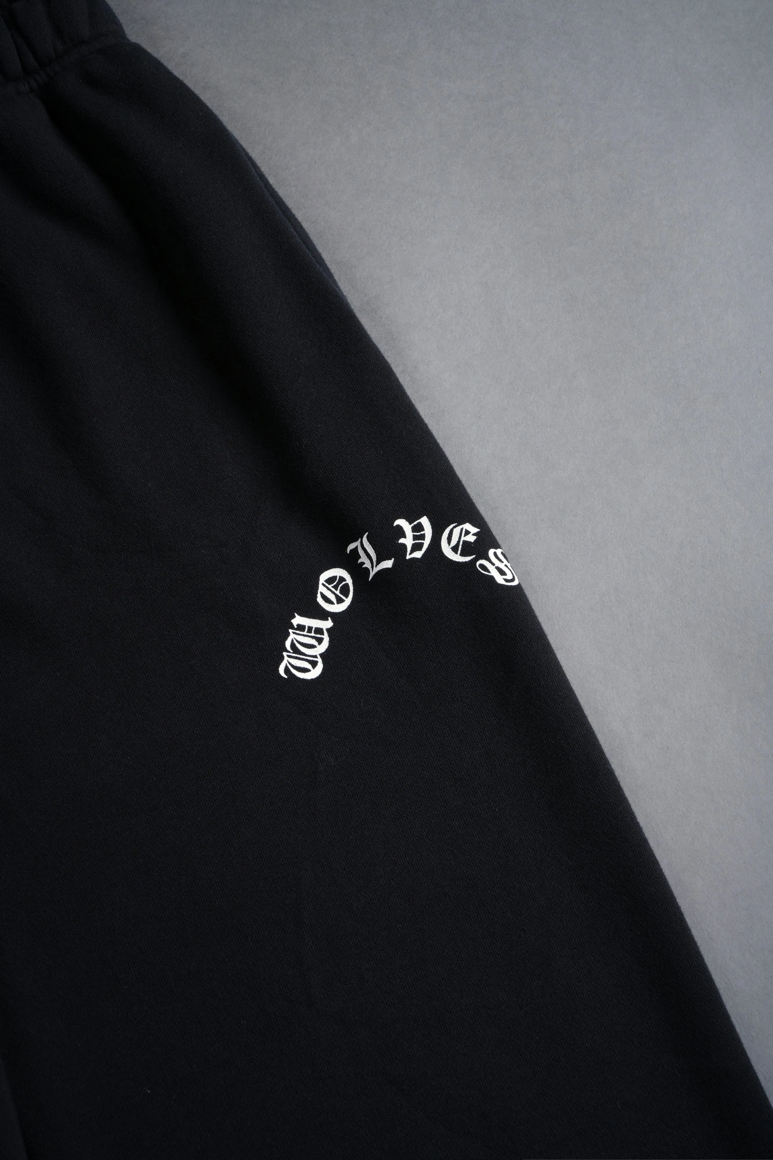 Surrounded By Family She Big Cozy Sweats in Black