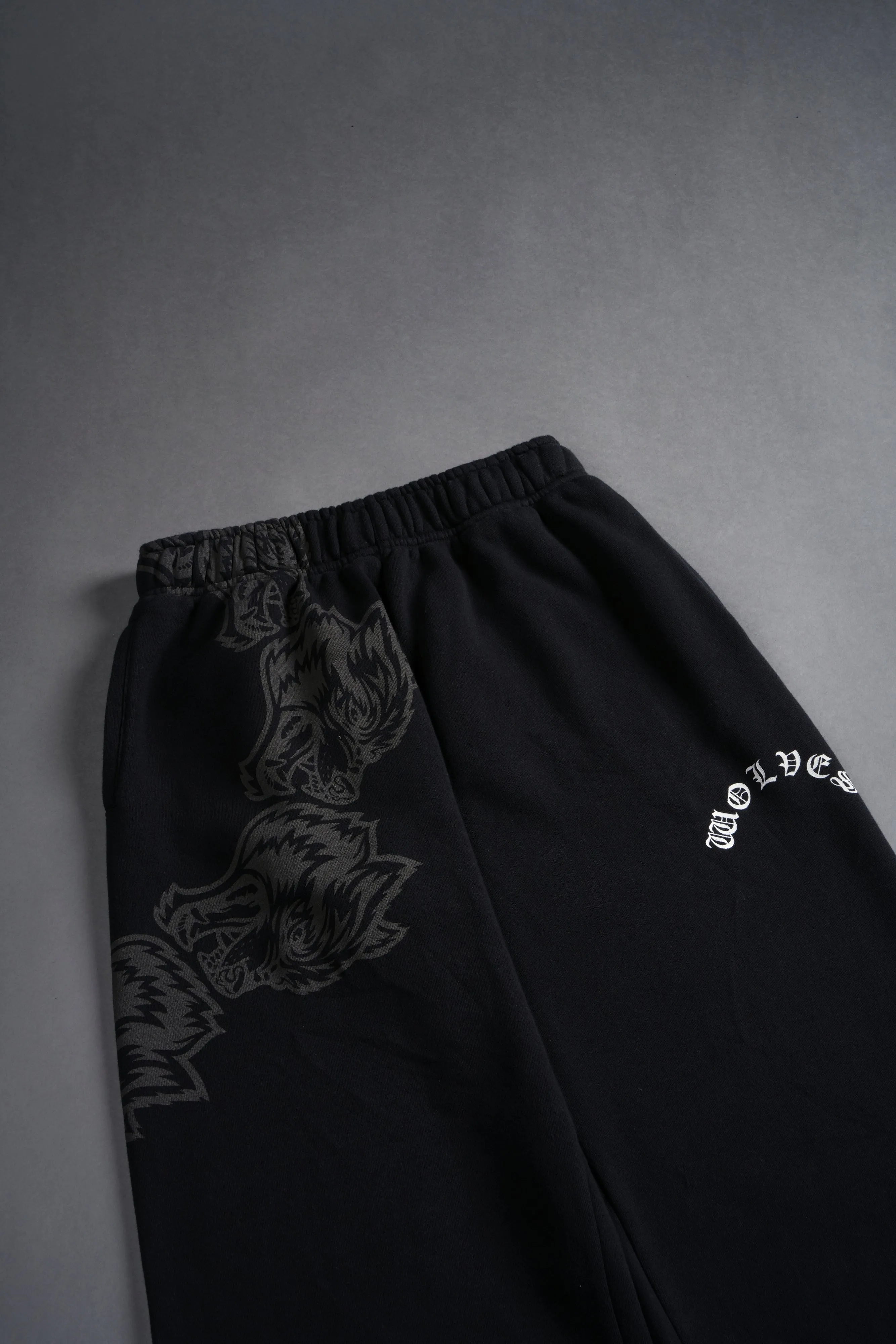 Surrounded By Family She Big Cozy Sweats in Black