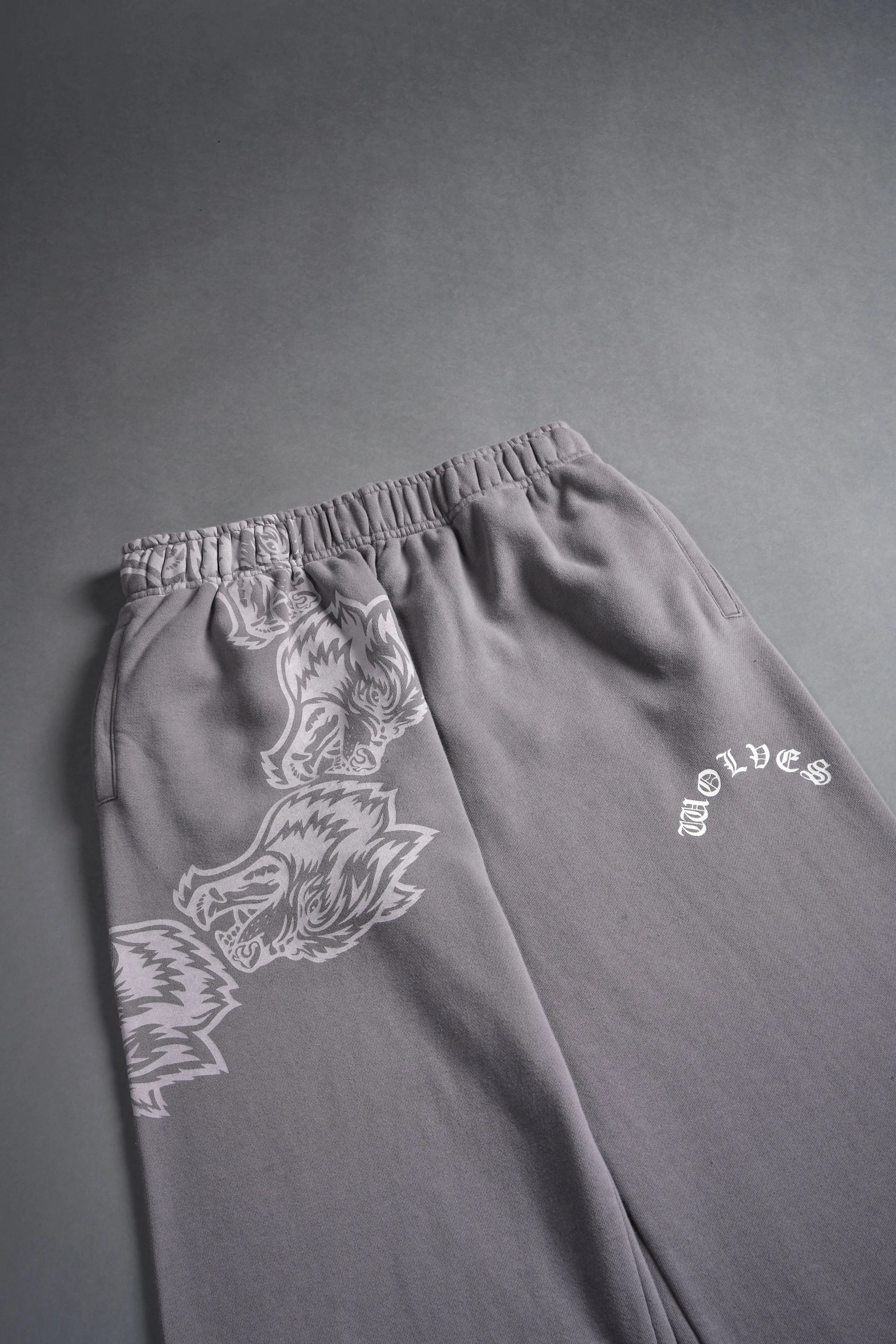 Surrounded By Family She Big Cozy Sweats in Pale Gray