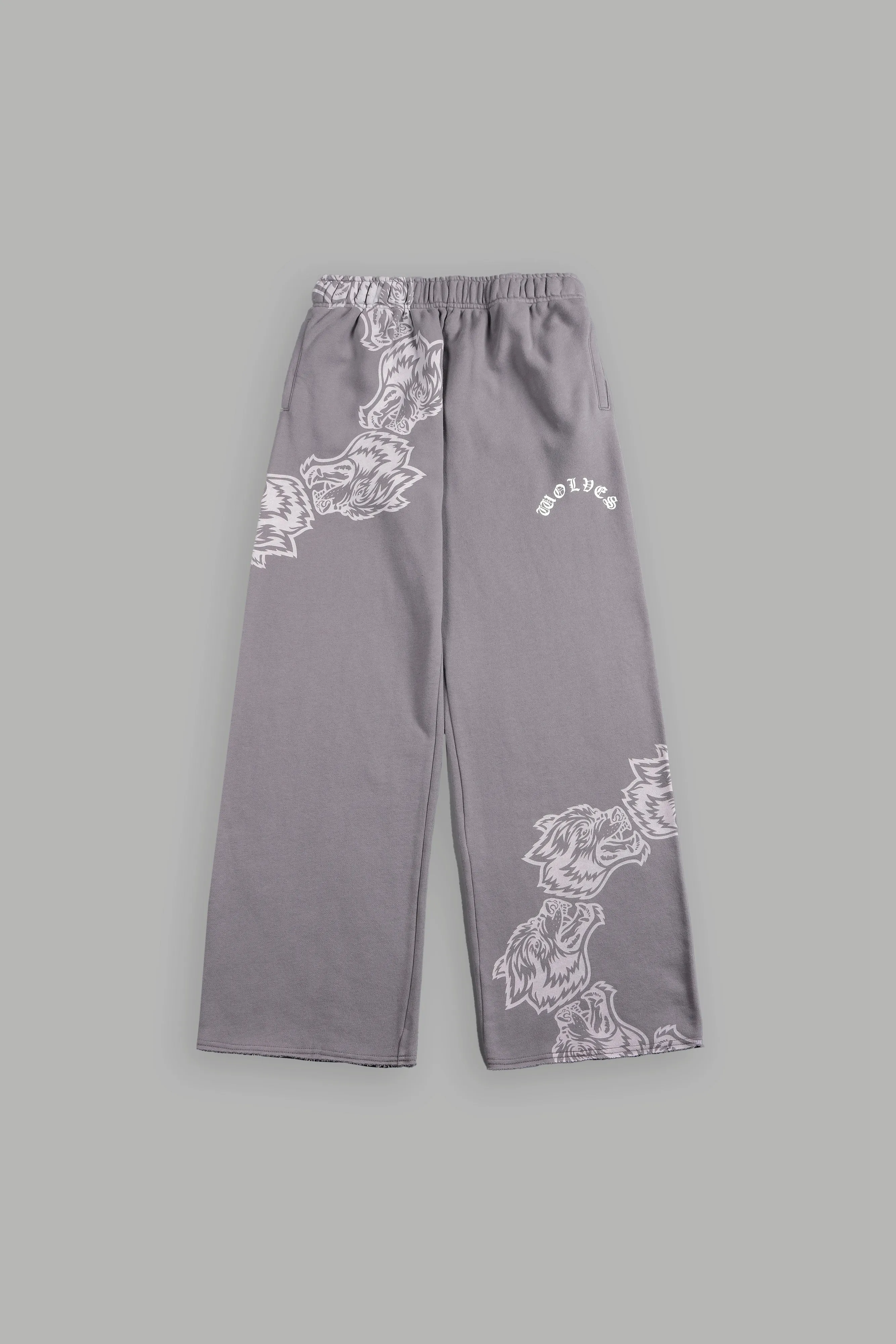 Surrounded By Family She Big Cozy Sweats in Pale Gray