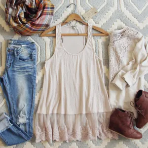 The Lace Hem Layering Tank