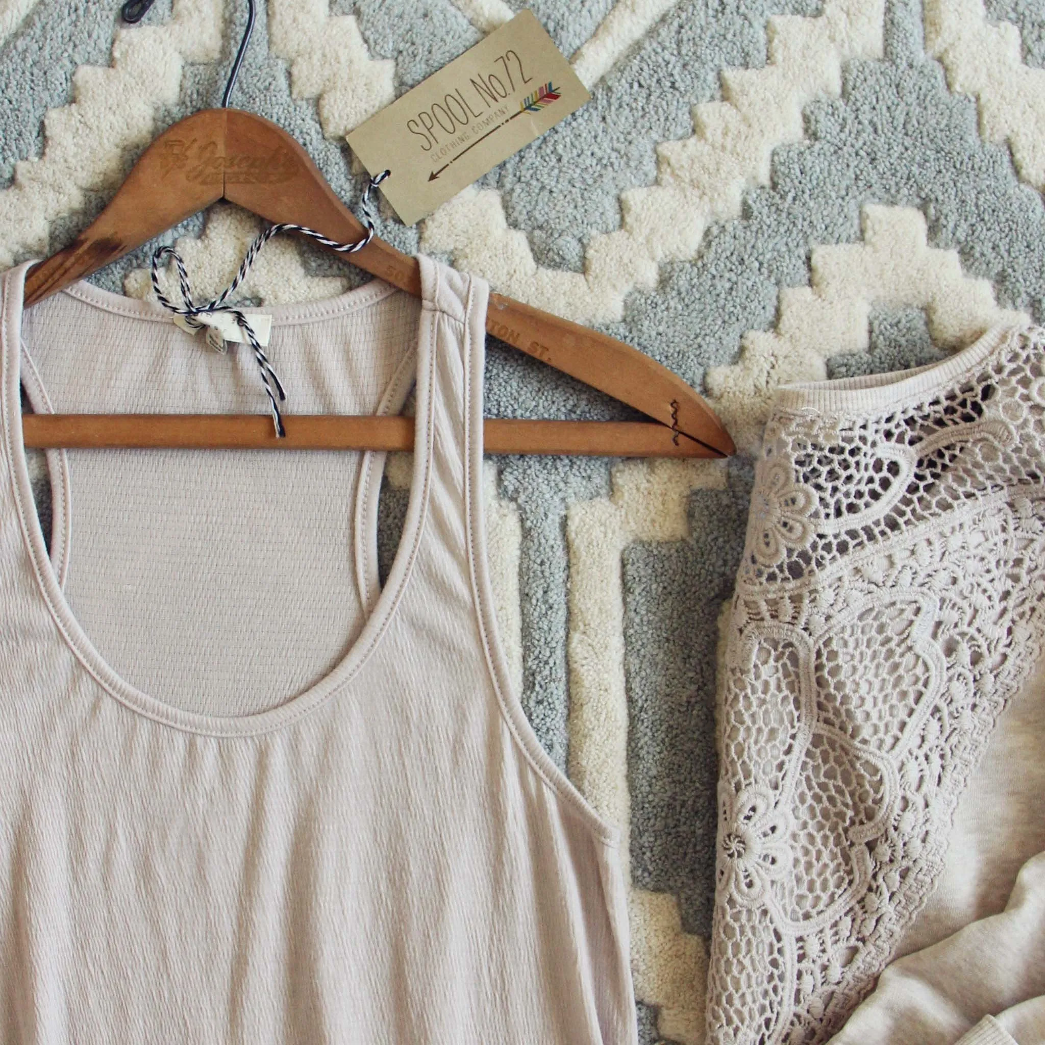 The Lace Hem Layering Tank