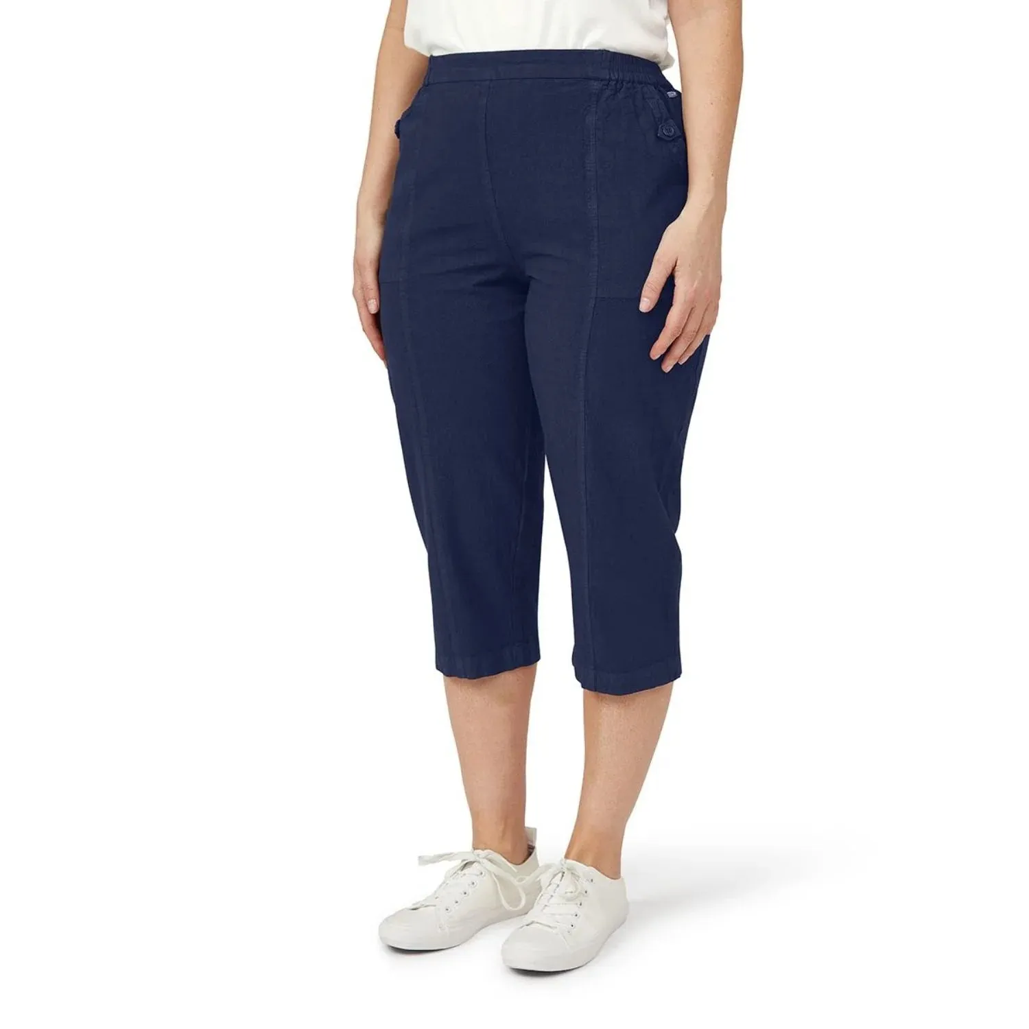 TIGI 22/24 Denim Wash Crop Trouser
