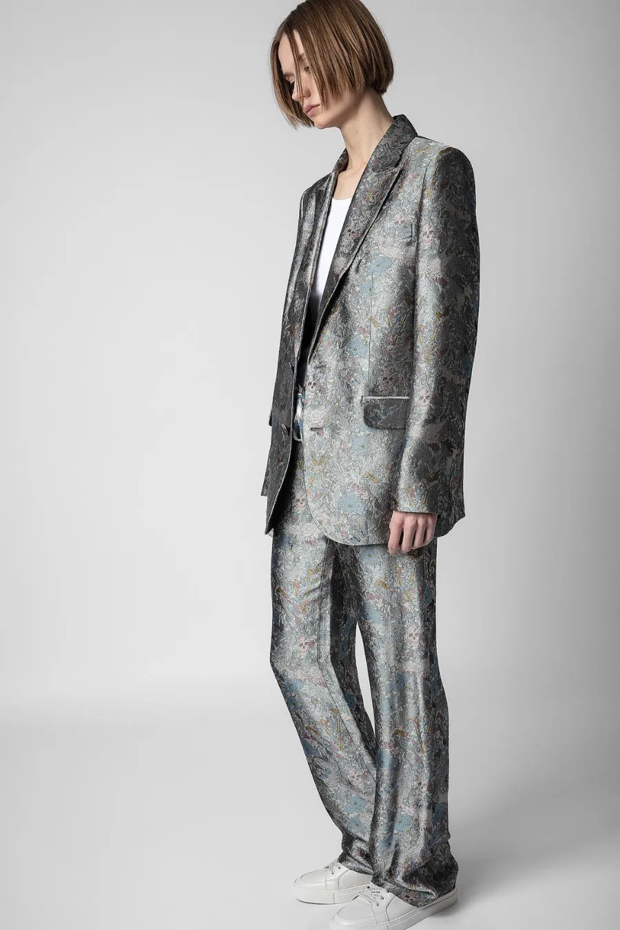 Vegy Jacquard Blazer Khaki