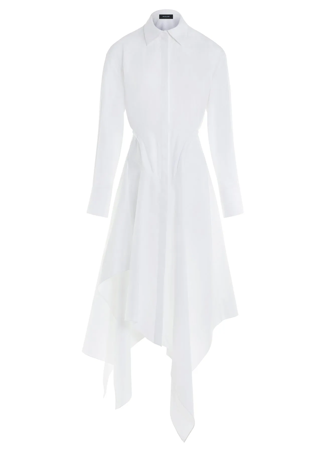 white poplin dress