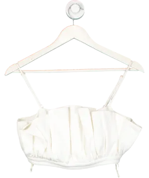 Winona Australia Cream Frill Crop Top UK 8